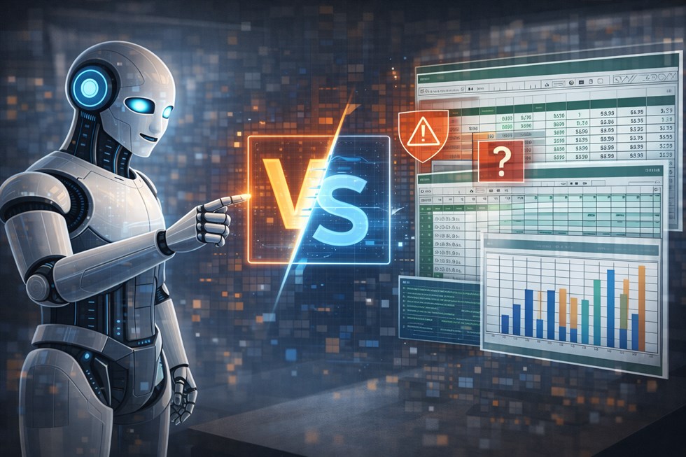 AI vs Spreadsheets: Where Automation Helps and Where It Breaks