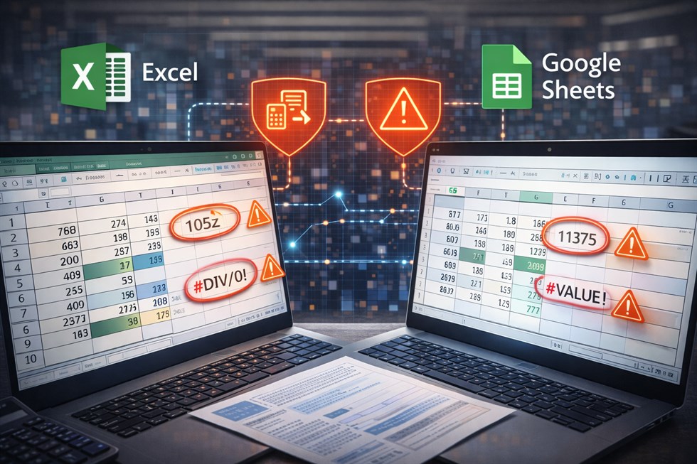 Common Spreadsheet Errors Introduced by AI: Real Risks in Excel and Google Sheets